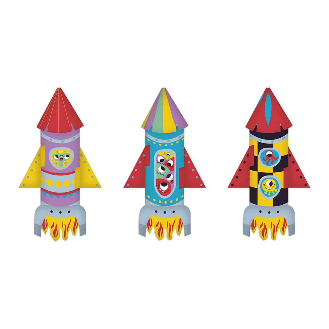 Janod 10 Paper Rockets to Make