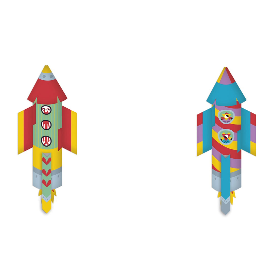 Janod 10 Paper Rockets to Make