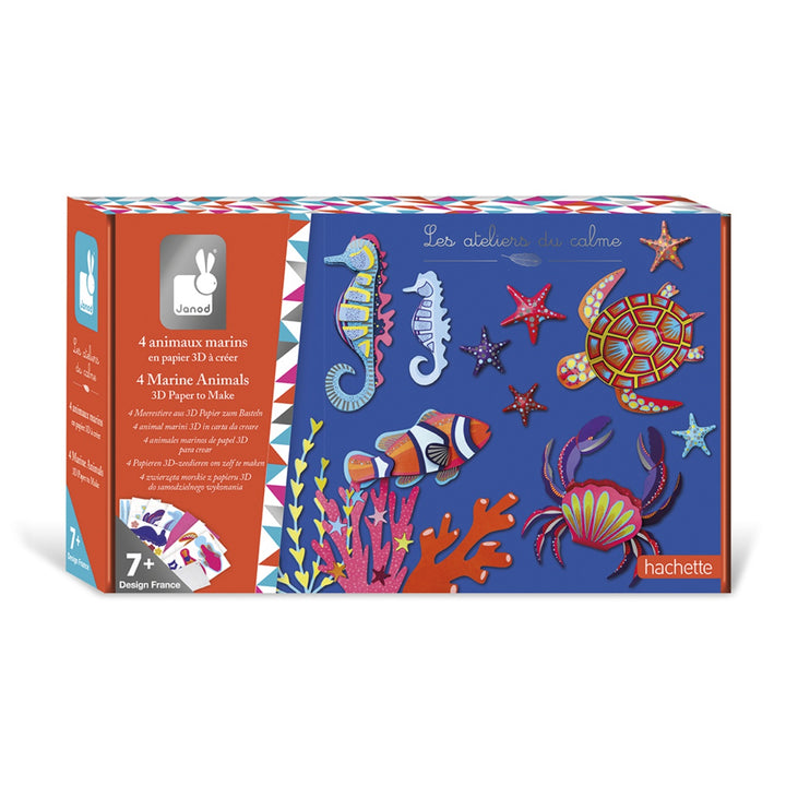 Janod Marine 3D Paper Animals To Make