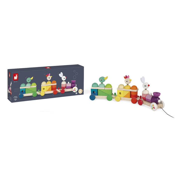 Janod Zigolos Giant Multicolour Train