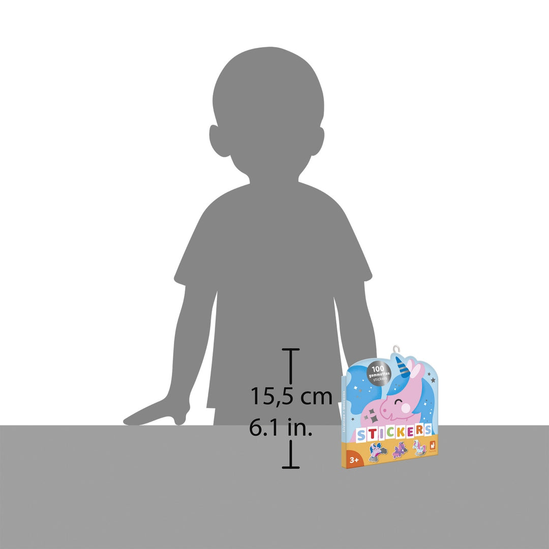 Janod 100 Stickers - Unicorns