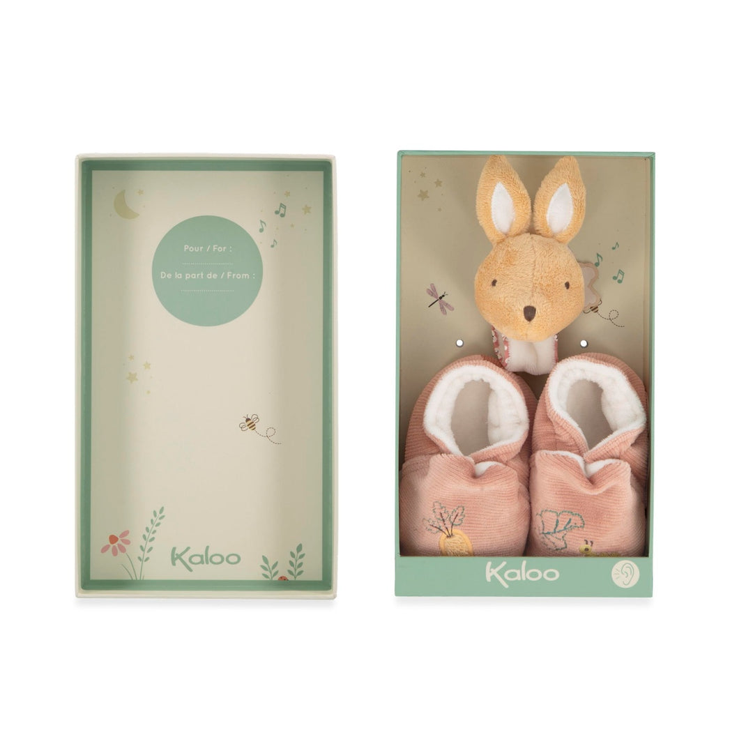 Kaloo Slippers and Sound Wristband - Rabbit