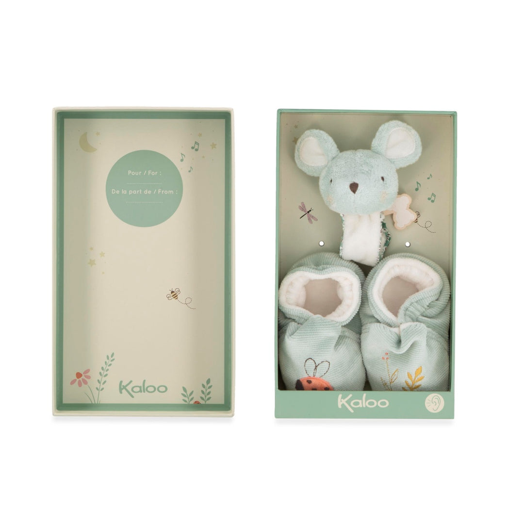 Kaloo Slippers and Sound Wristband - Mouse