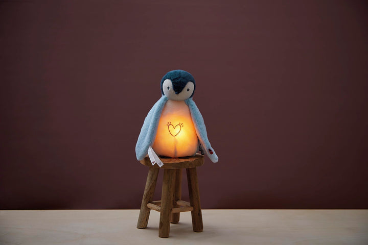Kaloo Nightlight - Plush Penguin Blue