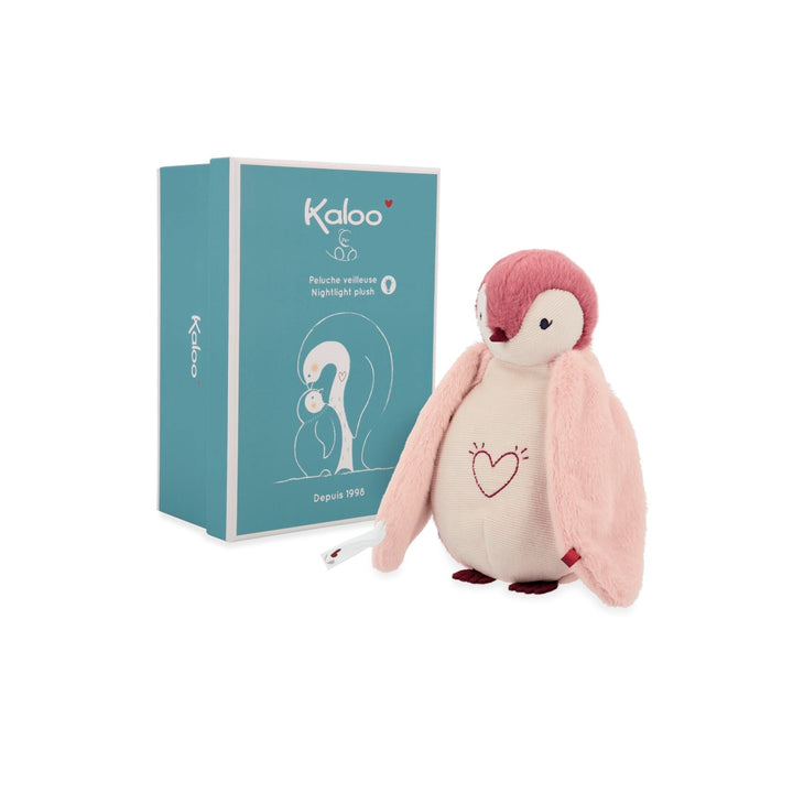 Kaloo Nightlight - Plush Penguin Pink