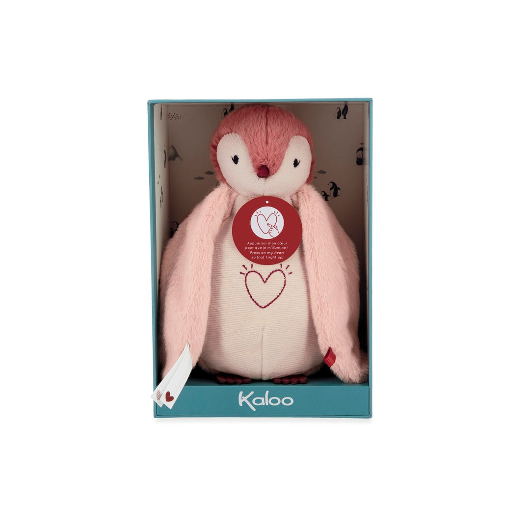 Kaloo Nightlight - Plush Penguin Pink