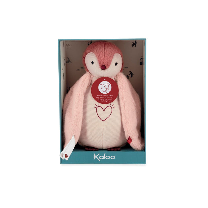 Kaloo Nightlight - Plush Penguin Pink