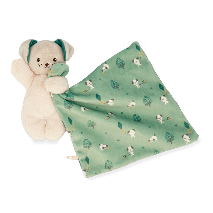 Kaloo Carre Douceur Doudou - Dog Green 17cm