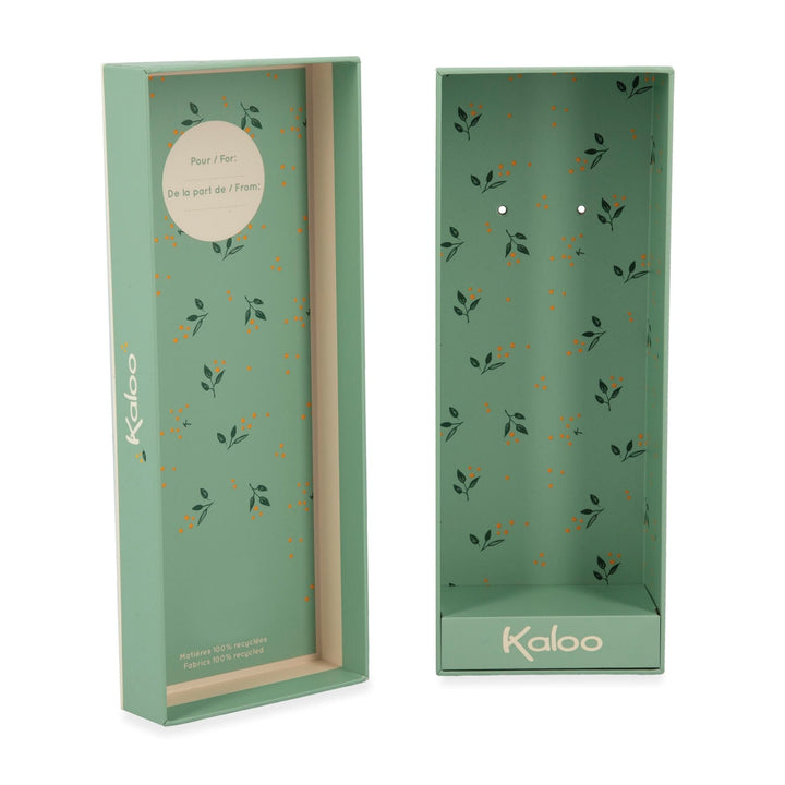 Kaloo Carre Douceur Doudou - Dog Green 17cm
