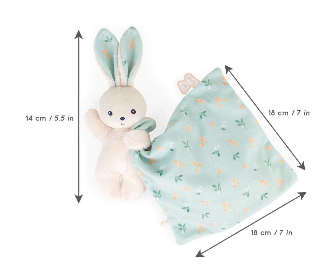 Kaloo Carre Douceur Doudou - Rabbit Citrus Bouquet
