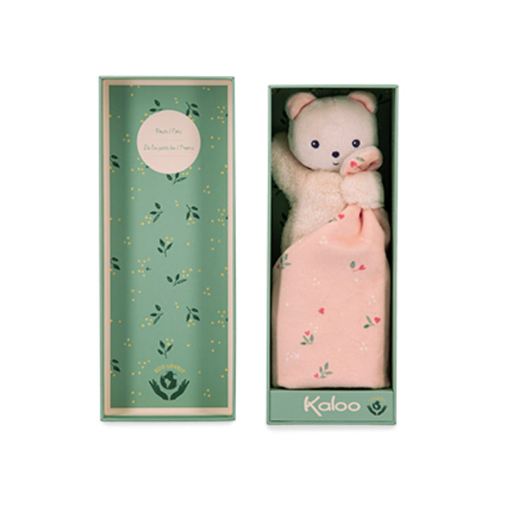 Kaloo Carre Douceur Doudou - Bear Leaves of Love