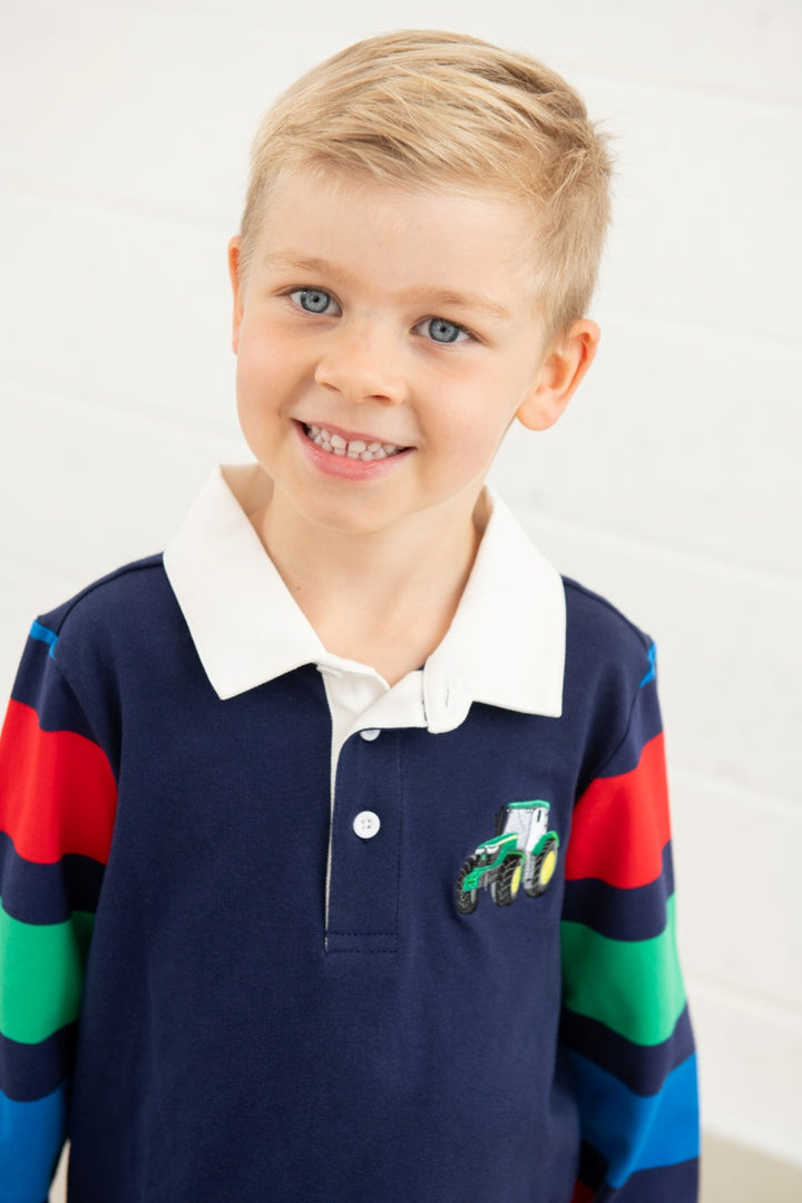Lighthouse Rafferty Rugby Shirt - Green Tractor