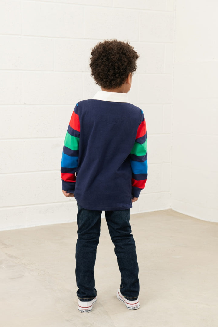 Lighthouse Rafferty Rugby Shirt - Blue Tractor
