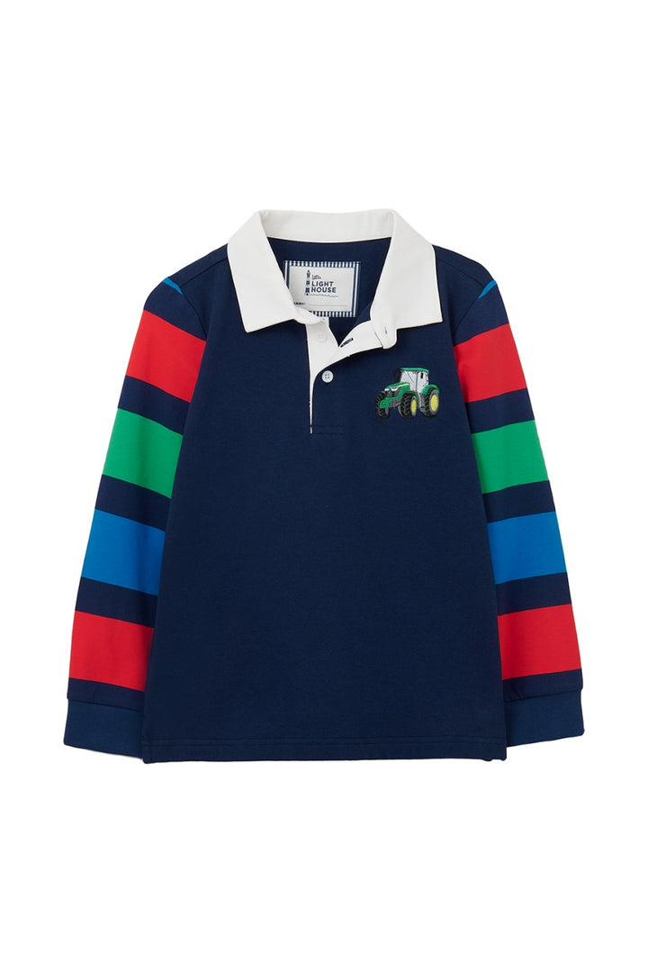 Lighthouse Rafferty Rugby Shirt - Green Tractor