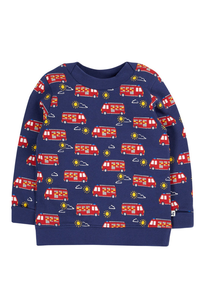 Easy On Printed Jumper - Fire Engine