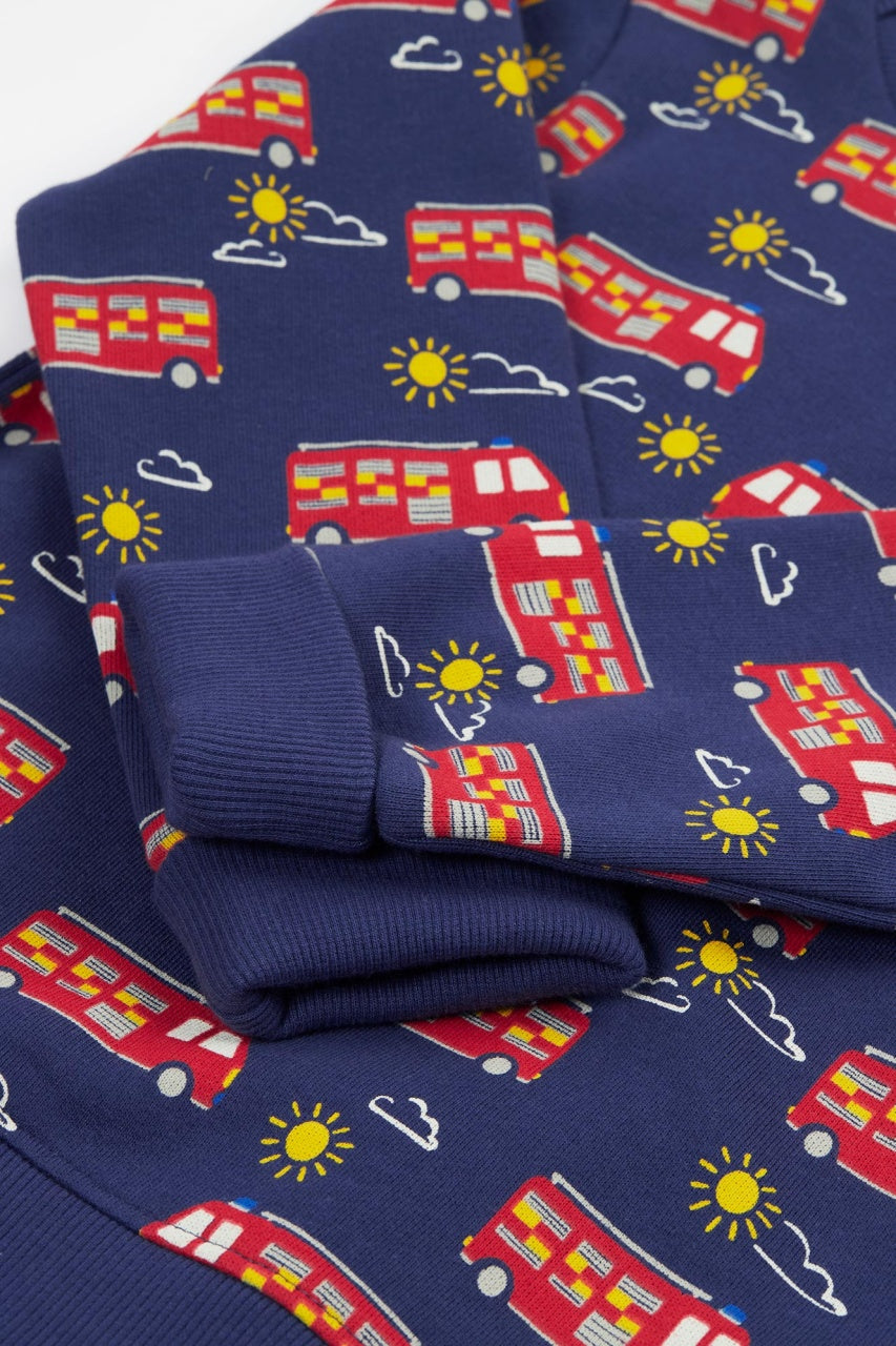 Easy On Printed Jumper - Fire Engine