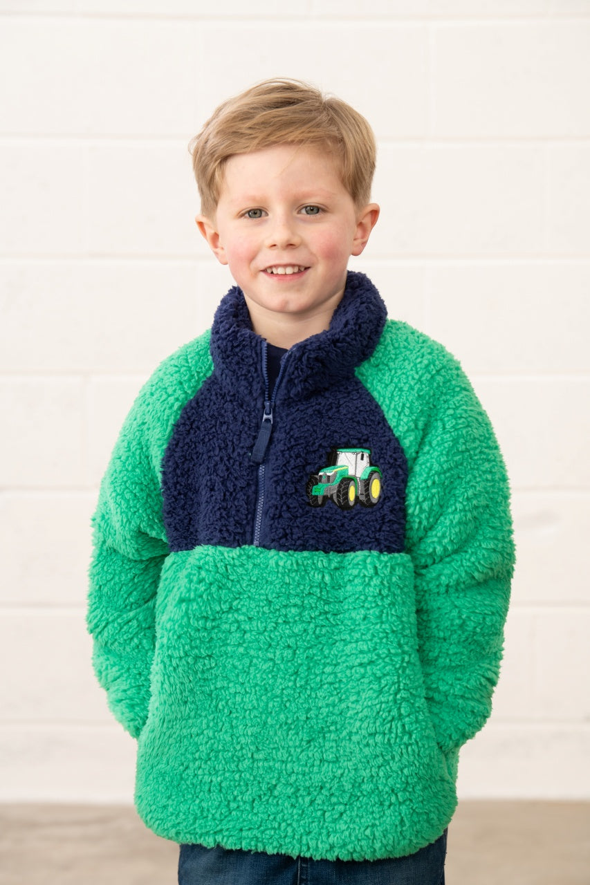 Lighthouse Caden Fleece - Green Tractor