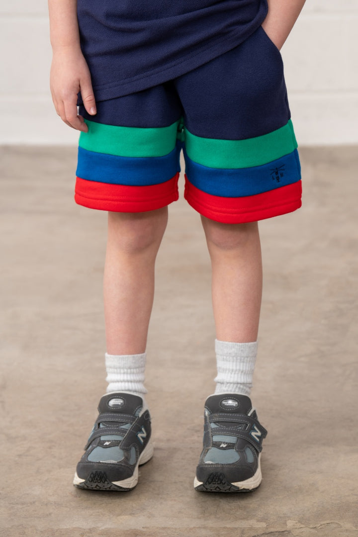 Lighthouse Louie Shorts - Green/Blue/Red
