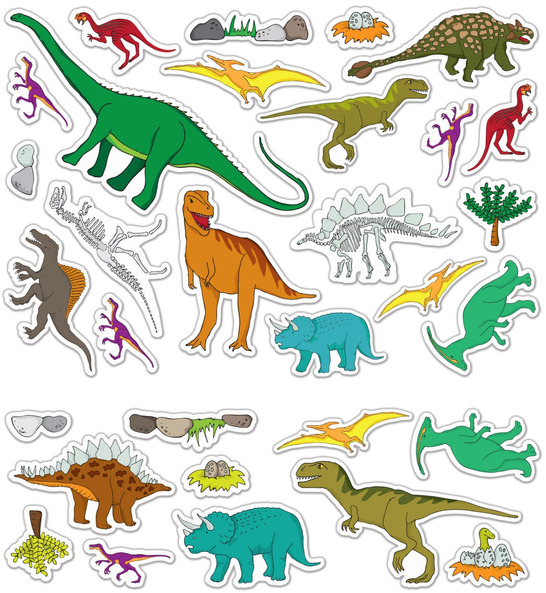 Fiesta Crafts Stickabouts - Dinosaurs
