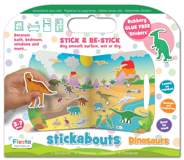 Fiesta Crafts Stickabouts - Dinosaurs