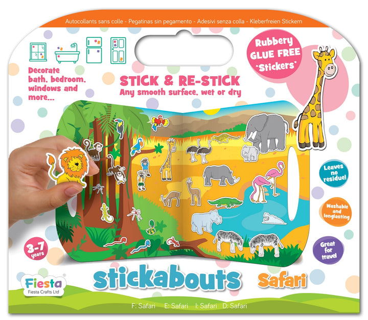 Fiesta Crafts Stickabouts - Safari
