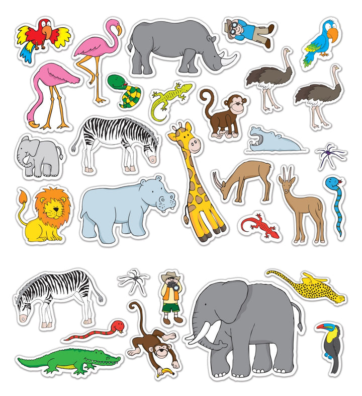 Fiesta Crafts Stickabouts - Safari
