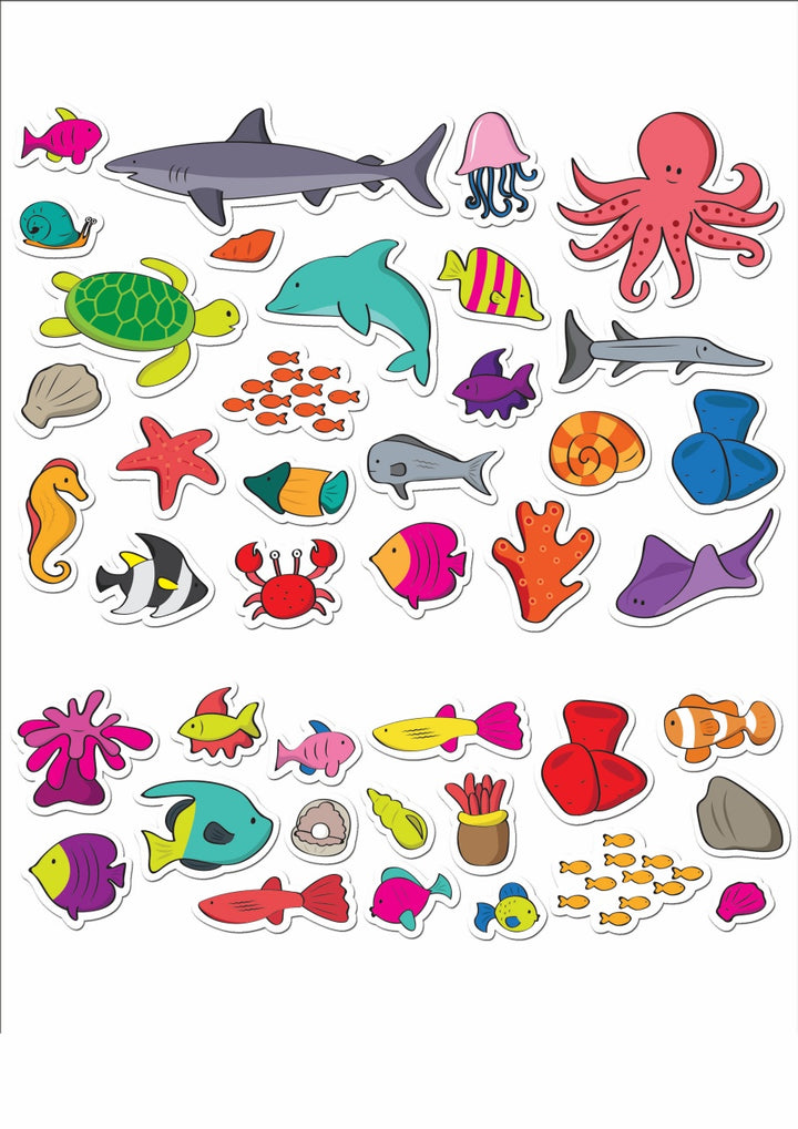 Fiesta Crafts Stickabouts - Aquarium
