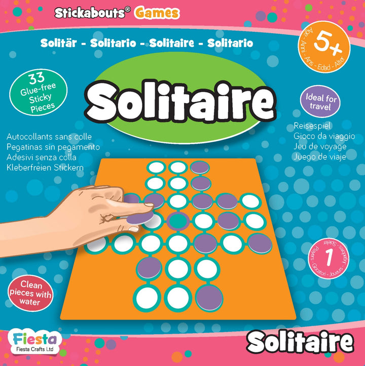 Fiesta Crafts Stickabouts - Mini Game Solitaire