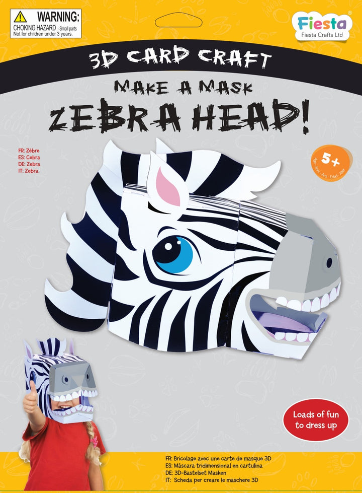 Make a Mask - Zebra - Fiesta Crafts