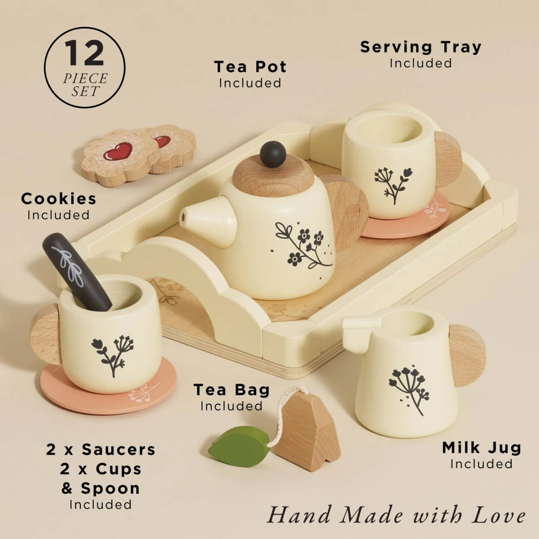 Le Toy Van Wooden Tea Set and Tray