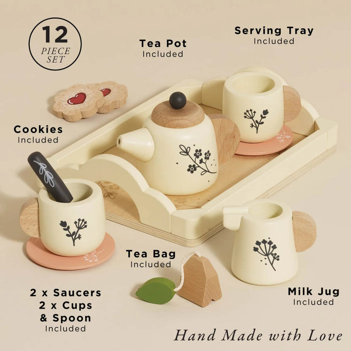 Le Toy Van Wooden Tea Set and Tray