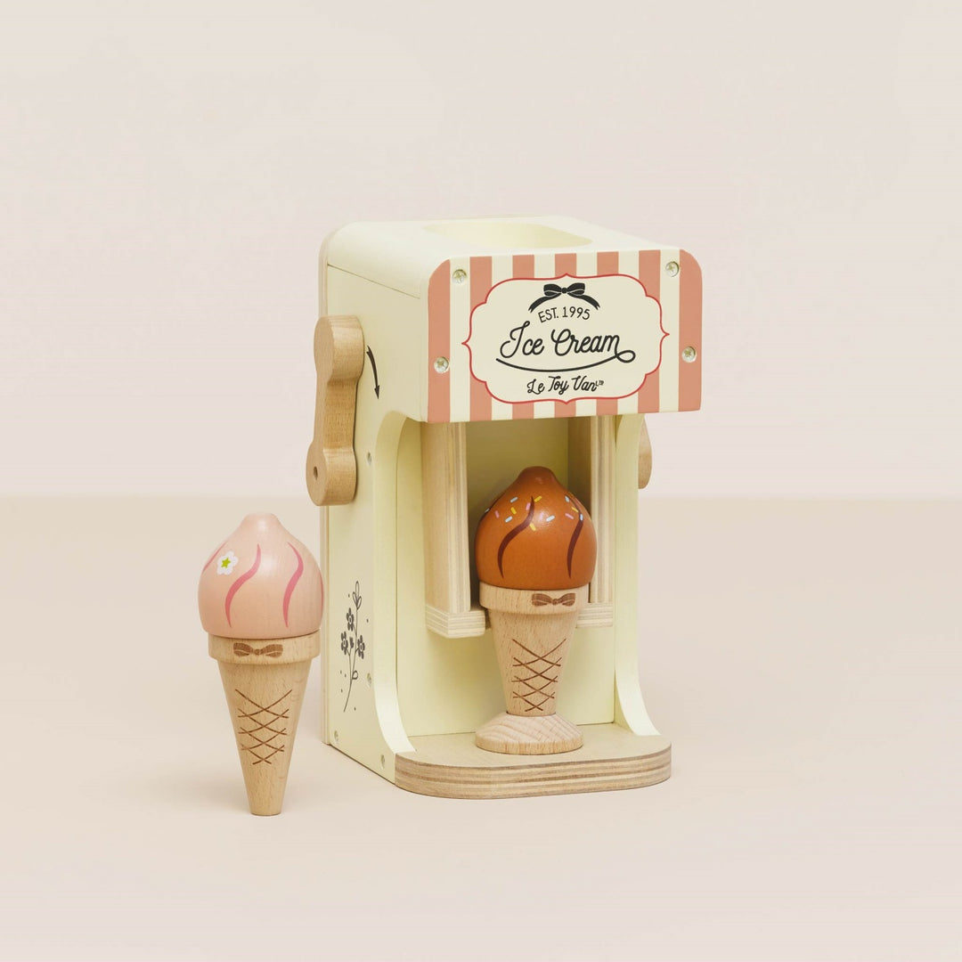 Le Toy Van Wooden Ice Cream Machine and Playfood Cones