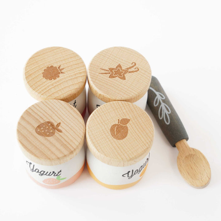 Playfoods - Wooden Yogurt Pots