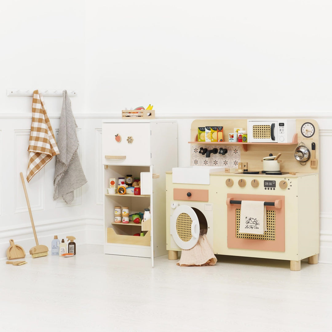 Rattan Family Play Kitchen