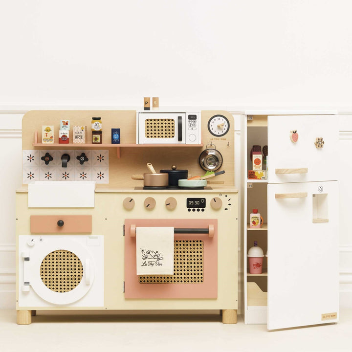 Rattan Family Play Kitchen