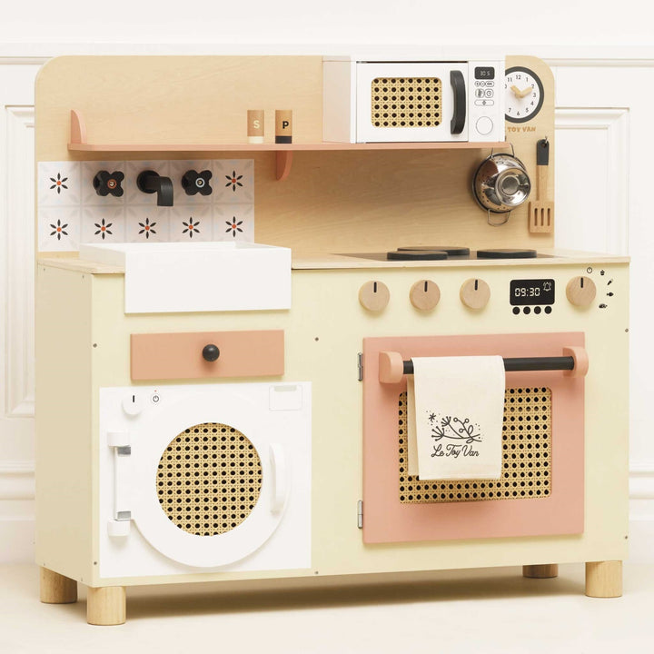 Rattan Family Play Kitchen