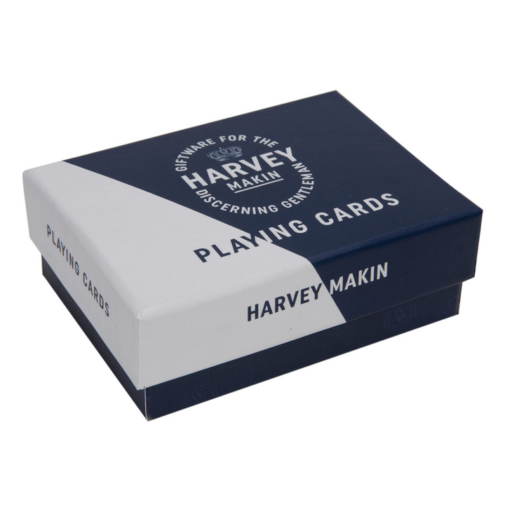 Harvey Makin Playing Cards in a Wooden Box