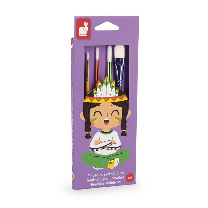 Janod Synthetic Paintbrushes Kit