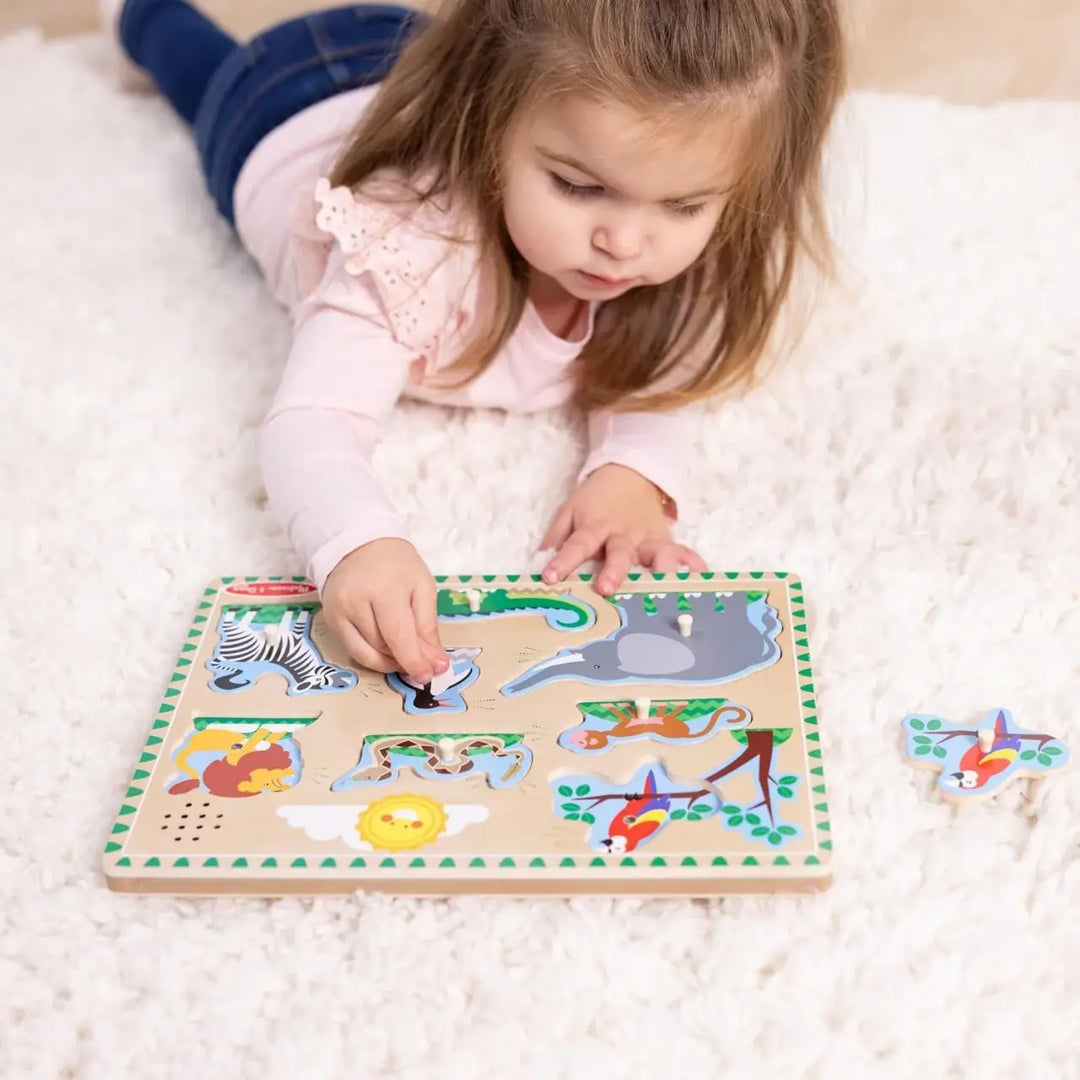 Melissa and Doug Sound Puzzle - Zoo Animals