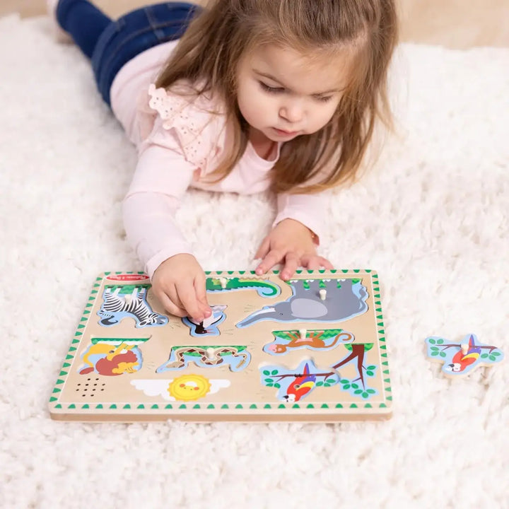 Melissa and Doug Sound Puzzle - Zoo Animals