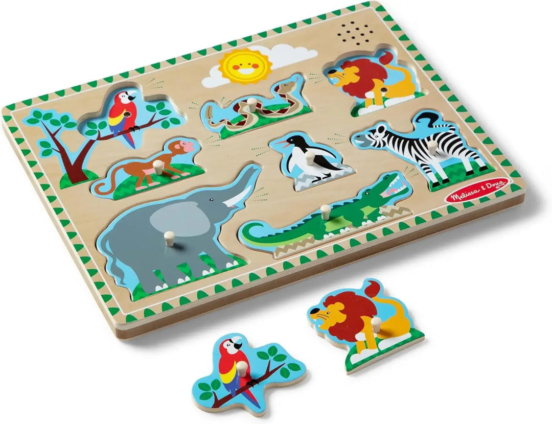 Melissa and Doug Sound Puzzle - Zoo Animals