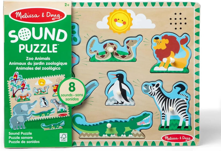 Melissa and Doug Sound Puzzle - Zoo Animals