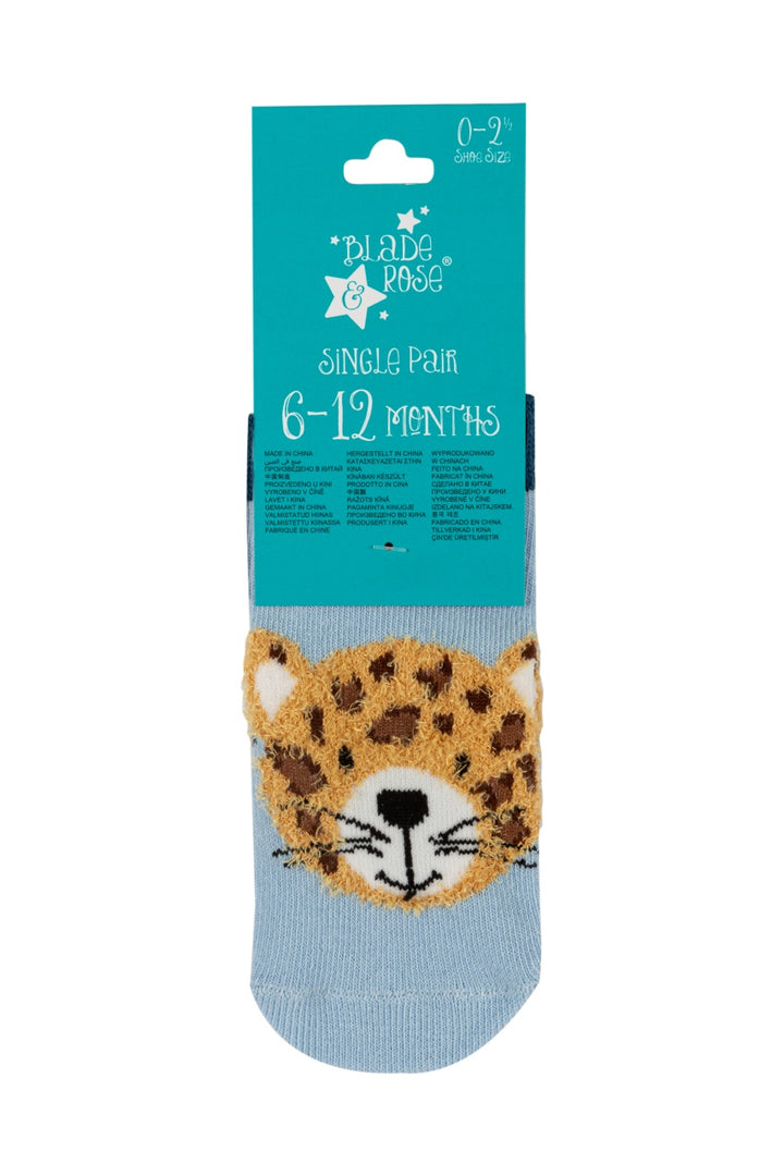 Blade and Rose Socks - Echo the Jaguar (Light Blue)