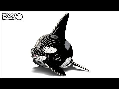 Eugy Orca 3D Cardboard Model Kit