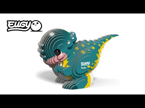 Eugy Pachycephalo 3D Cardboard Model Kit