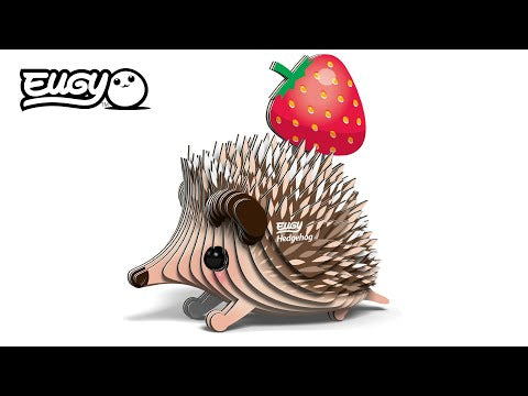 Eugy Hedgehog 3D Cardboard Model Kit