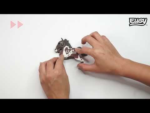 Eugy Horse 3D Cardboard Model Kit
