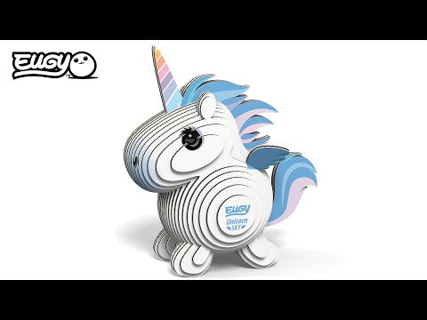 Eugy Unicorn Sky 3D Cardboard Model Kit