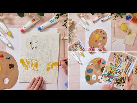 Djeco Atelier 22 - Colour Mixing - Tiger