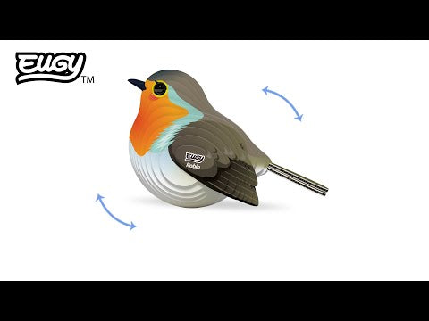 Eugy Robin 3D Cardboard Model Kit